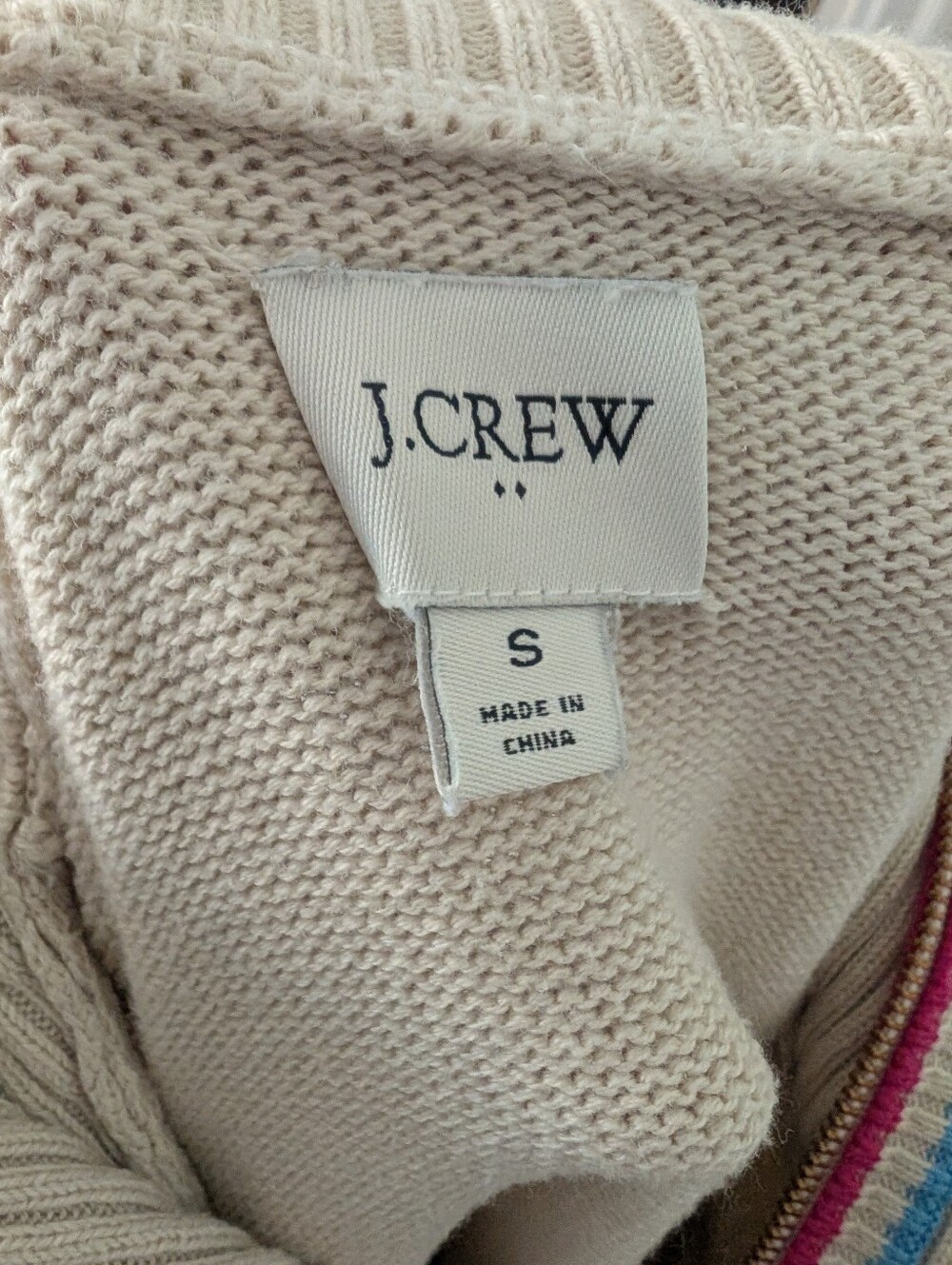 JCrew Factory Half Zip Sweater - Picture 2 of 12
